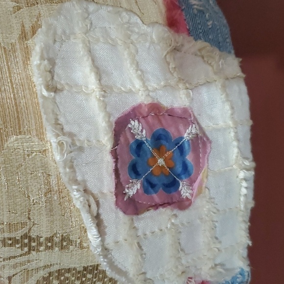 Sandy Starkman Colorful Floral Patchwork Jacket Small - Picture 9 of 10